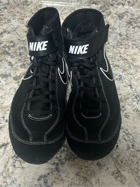 Nike Speedsweep VII Wrestling Shoes Black White Men’s Size 12 366683-001